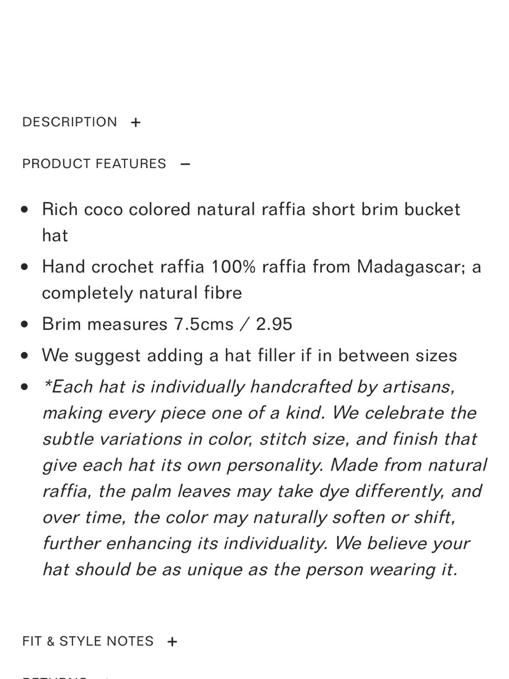 Lack of Color Inca Bucket Hat CoCo - Picture 8 of 10